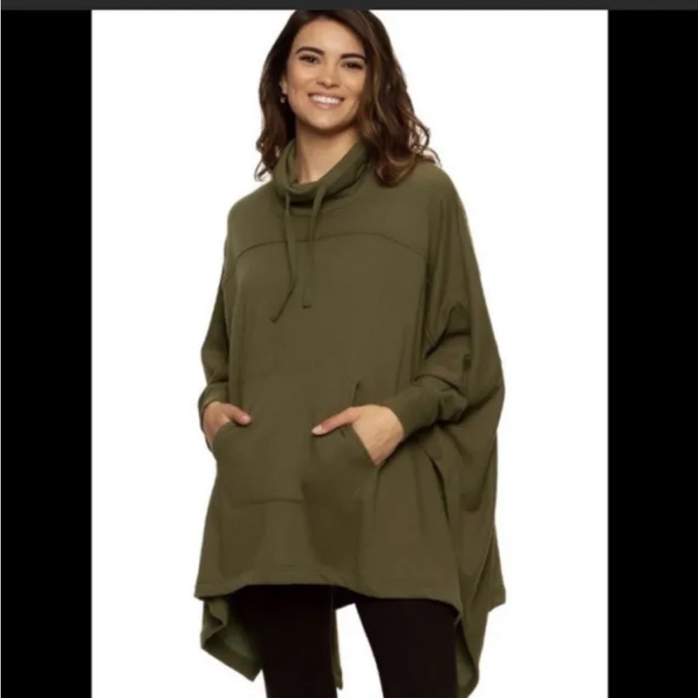 Felina Poncho green‎ one size